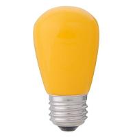 朝日電器（ELPA）　LED装飾電球 サイン球形 E26　イエロー　【品番：LDS1Y-G-G903】 | 住設プロ Yahoo!店