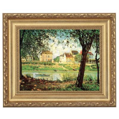 A・シスレー、LES RAMEURS、希少画集画、新品高級額 A・シスレー、LES RAMEURS、希少画集画、新品高級額