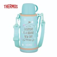 サーモス コップ付き 真空断熱2ウェイボトル 0.8L ミントベージュ FJJ-802WF MBE 【THERMOS 水筒 直飲み 子供用 キッズ ワンタッチ 食洗機対応 保冷】 | キッチンダイレクト