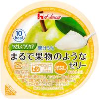 ハウス食品　やさしくラクケア　６０ｇ　まるで果物のようなゼリー　洋なし　６０ｇ×48個 | Re-light Yahoo!ショップ