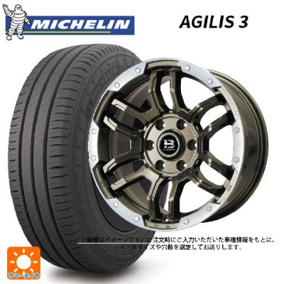 195/80R15 2本② ミシュラン オールシーズン／シエラ OPEN COUNTRY ジムニーシエラ JB74 195/80R15 ホイールセット