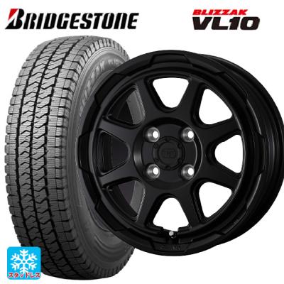 145r12 6pr スタッドレス ホイールセット 4本（BRIDGESTONE／自動車 冬
