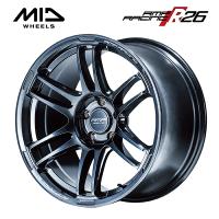 マルカサービス RMPレーシング R26 ディープチタンシルバー 18×8 +45 5/100 67.1 新品ホイール1本　 | コニシタイヤ Yahoo!店