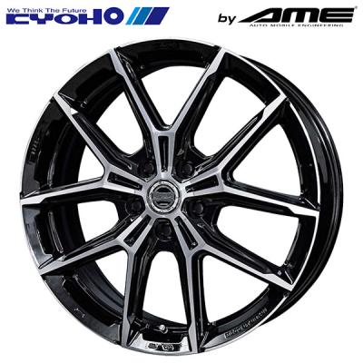 トヨタ 17インチ ホイール シルバー/ブラック 5スポーク 2個 17インチホイール 5穴 ブルー（共豊／車、バイク、自転車）（本数：1本
