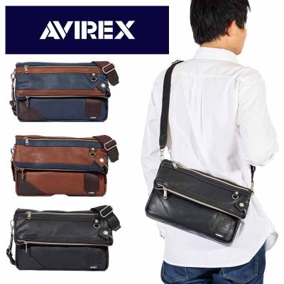AVIREX メンズショルダーバッグ（色：ブラウン系）｜バッグ