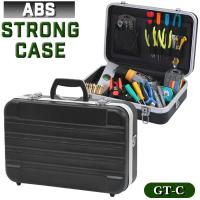 工具箱 工具入れ ツールボックス 100-A46 ABSストロングケース GT-C 工具ケース 工具収納 ツールケース 鍵付き ハンドル 黒 ブラック | KABAROCK カバロック