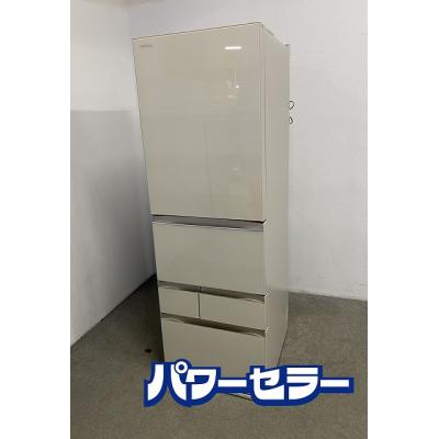 運搬時3名必要】東芝 5ドア冷凍冷蔵庫 VEGETA 465L 自動製氷 氷結晶 