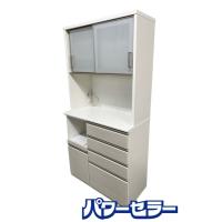 松田家具 キッチンボード 食器棚 マルチェ 幅120 ソフトクローズ