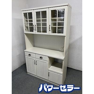 ニトリ キッチンボード ミランダ 幅120 ホワイトウォッシュ フレンチ