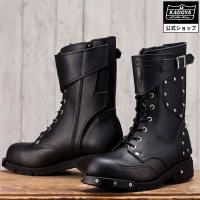 HAMMER BOOTS SHORT　ブラック×ブラック　KADOYA（カドヤ）　ハンマーブーツ | KADOYA公式Yahoo!店