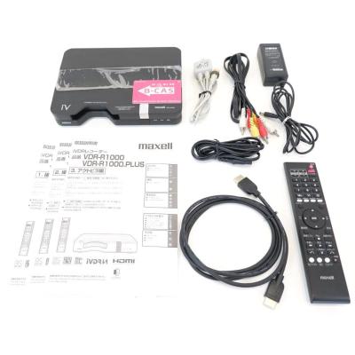 maxell iVDRレコーダー　iVDR-R1000　リモコン付き　おまけ５点 Amazon.co.jp: maxell ハードディスクIVDR用 レコーダー VDR