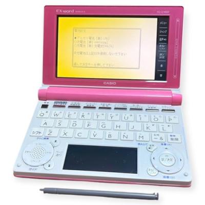 CASIO - 電子辞書 EX-word(エクスワード)  高校生 ピンク CASIO Amazon | カシオ 電子辞書 エクスワード 高校生英語強化モデル