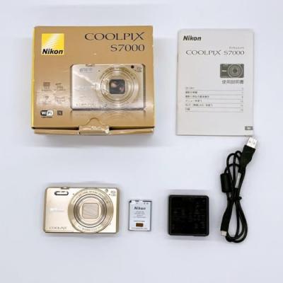 Nikon COOLPIX S7000 ゴールド デジカメ 充電器付 ニクソン