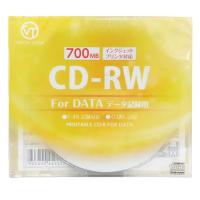 VERTEX CD-RW(Data) 繰り返し記録用 700MB 1-4倍速 1P インクジェットプリンタ対応(ホワイト) 1CDRWD.700MBCA | 家具プラザ