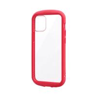 LEPLUS iPhone 12 mini 耐衝撃ハイブリッドケース PALLET CLEAR Flat レッド LP-IS20PLCRD | 家具プラザ