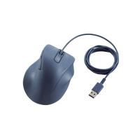 エレコム 静音 有線マウス EX-G 5ボタン XLサイズ ブルー M-XGXL30UBSKBU | カグチョク