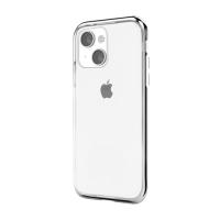 motomo INO LINE INFINITY CLEAR CASE for iPhone 13 Chrome Silver MT2157 | カグチョク