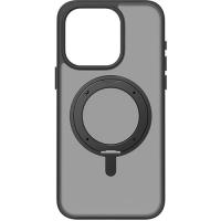 MOMAX モーマックス ROLLER MagSafe対応360°リングスタンドケース for iPhone 15 Pro Max ブラック | カグチョク