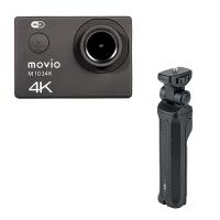 NAGAOKA WiFi機能搭載 高画質4K Ultra HD アクションカメラ + ミニトライポッド M1034K+VJJC-TP-U1 | カグチョク