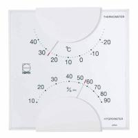 EMPEX 温度・湿度計 エルム 温度・湿度計 壁掛用 LV-4901 ホワイト | カグチョク