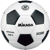 MIKASA（ミカサ）サッカーボール 検定球5号 ホワイト×ブラック 〔SVC5500WBK〕 | カグチョク