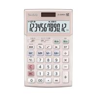 (まとめ) カシオ計算機 実務電卓検算 ジャスト12桁 ピンク JS-20WKA-PK-N 〔×2セット〕 | カグチョク