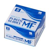 ハクゾウメディカル　プラスチックグローブ　MF　パウダーフリー　80枚 箱　S | 介護もーる 介護用品専門店
