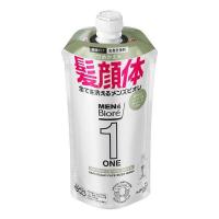 《花王》 メンズビオレ ONE オールインワン全身洗浄料 ハーバルグリーンの香り つめかえ用 340mL 返品キャンセル不可 | おひさまHOUSE