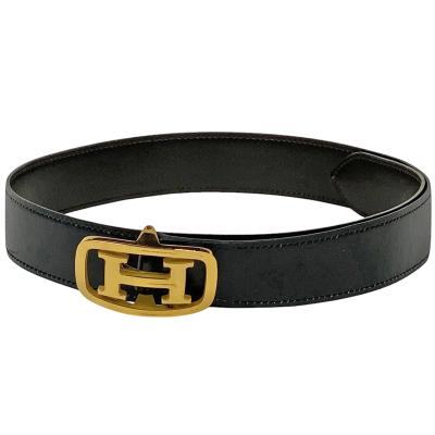 お値下げ！本物　エルメス　H型　リバーシブル　レディース　ベルト　レザー HERMES 未使用 エルメス ベルトバックル 《H》 & リバーシブル