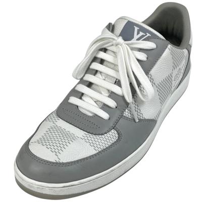 ルイヴィトン リヴォリライン スニーカー メンズ モノグラム グレー ヴィトン リヴォリライン 20年 PVC×レザー スニーカー 10 メンズ