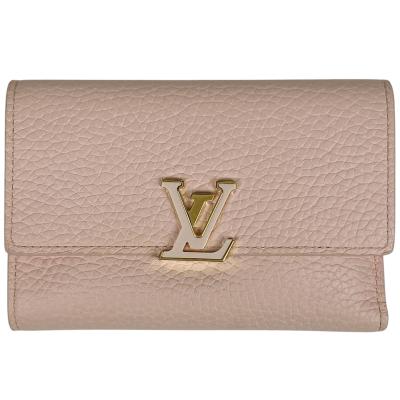 【新型RFID】 ルイヴィトン カプシーヌコンパクト ホワイト ホットピンク 白 ポルトフォイユ・カプシーヌ コンパクト カプシーヌ｜ルイ