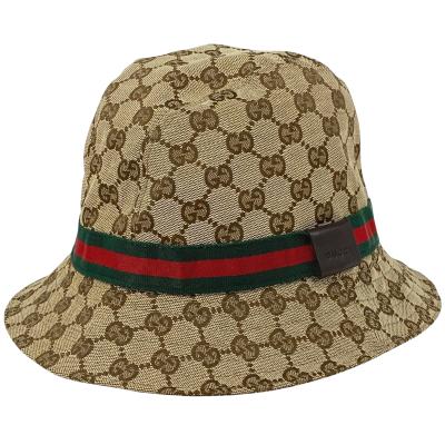 GUCCI GG柄 シェリーライン ハット 帽子 イタリア製 ブラウン XL GUCCI GG柄 シェリーライン ハット 帽子 イタリア製 ブラウン XL