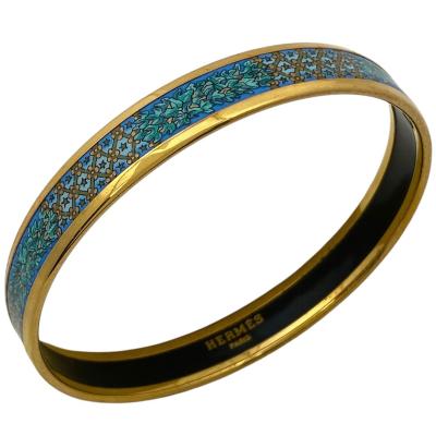 エルメス エマイユ バングル GM 美品⭐︎エトゥープ シェーヌダンクル