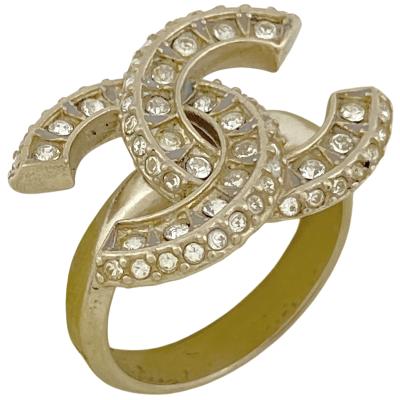 CHANEL リング、指輪（石の素材：ラインストーン）｜レディース