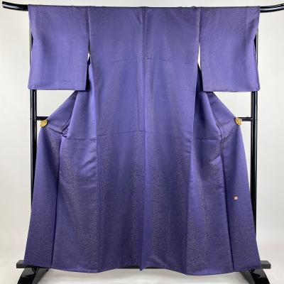 ありんこ身丈、身幅直しK0926 未使用品 逸品 久保田一竹 正絹 無地 訪問着 身丈161.5cm 裄丈64cm M 袷 初代 久保田一竹 落款あり