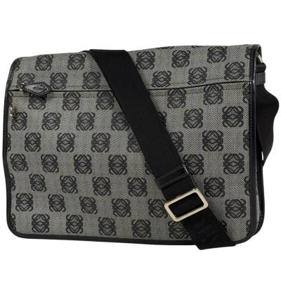 美品　ロエベ アナグラム 斜め掛け　ショルダーバッグ メッセンジャー　グレー 楽天市場】ロエベ アナグラム（ショルダーバッグ・メッセンジャー