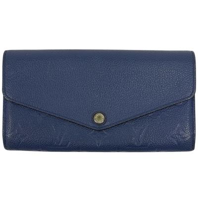 希少美品⭐️ルイヴィトン 　ポルトフォイユサラ　アンプラントブルー長財布 ルイヴィトン アンプラント 財布 ポルトフォイユ サラのおすすめ人気