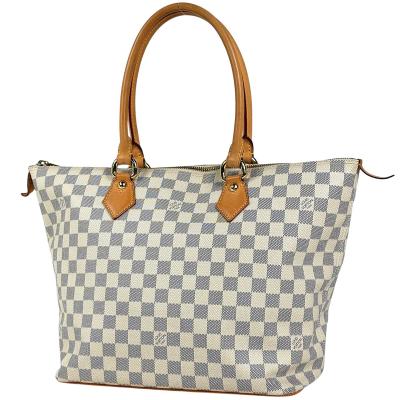 白 ダミエ トートバッグ（レディースバッグ） | ファッション の