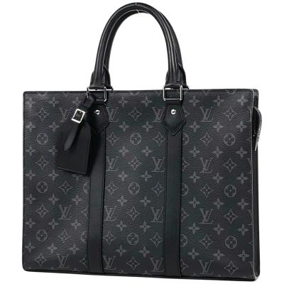 Louis Vuitton ビジネスバッグ ダークブラウン Louis Vuitton Pre-Owned Macassar President Briefcase | Brown