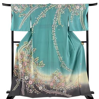 辻が花 着物 落款（色：グリーン系）の商品一覧 通販 - Yahoo!ショッピング