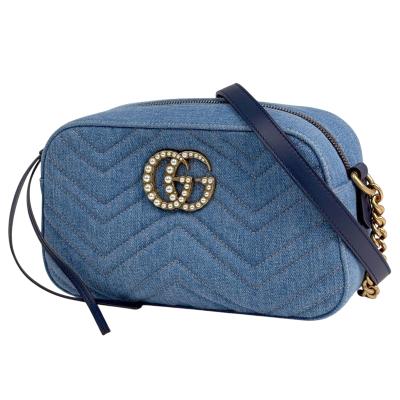 GUCCI レディースショルダーバッグ（色：ブルー系）｜バッグ