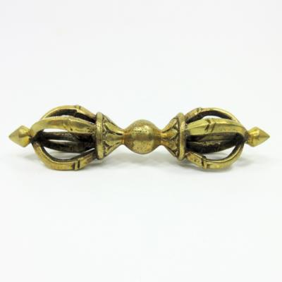 西蔵老礦 老鉱瑪瑙 手彫り金剛杵×金剛三眼天珠 菱形 五鈷杵/バジュラ彫刻Dzi 西蔵老礦 老鉱瑪瑙 手彫り金剛杵×金剛三眼天珠 菱形