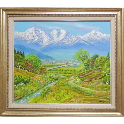 「美しき山々」　絵画　油絵 美しき日本の山々の商品一覧 通販 - Yahoo!ショッピング