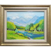 絵画 油絵 風景画F6 大正池 小林 幸三画 :k1-kl-02f6-2:大瑠堂 - 通販 絵画 油絵 風景画F6 大正池 小林 幸三画 :k1-kl-02f6-2:大瑠堂 - 通販