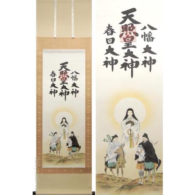 掛軸 180 掛け軸・絵画の専門店 掛軸堂画廊 - 一間床（幅約180cm）用掛け軸