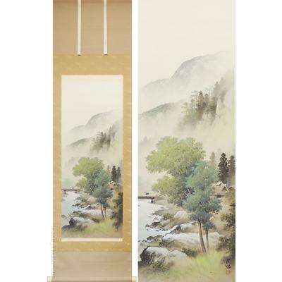 掛け軸・絵画の専門店 掛軸堂画廊 - 山水画の掛け軸｜Yahoo!ショッピング
