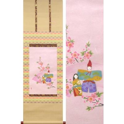 掛け軸・絵画の専門店 掛軸堂画廊 - お雛様の掛け軸○大人も楽しむ