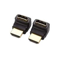 Cable Matters HDMI L字 アダプタ HDMI変換アダプター 270°角度変更 HDMI オス メス HDMI延長アダプタ 4K解像度 HDR対応 2個セット | かきのき堂