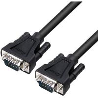 DTECH RS232C シリアル ケーブル 1.5m クロスケーブル ヌルモデムケーブル D-Sub9ピン オス - D-Sub9ピン オス DB9 Null Modem Cable | かきのき堂