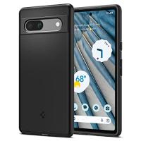 Spigen Pixel 7a ケース 薄型 レンズ保護 擦り傷防止 薄型カバー 軽量 指紋防止 シンプル マット仕上げ シン・フィット ACS05814  ブラック | かきのき堂